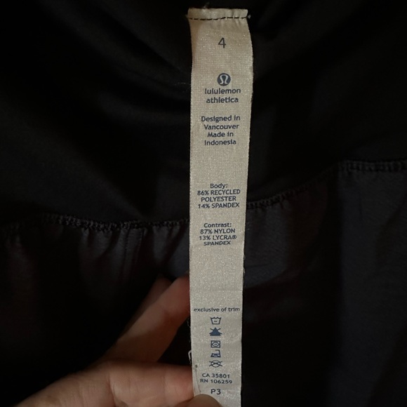 Lululemon Om Pant Commuter Denim Black / Black (Gray/Black) - Picture 12 of 15